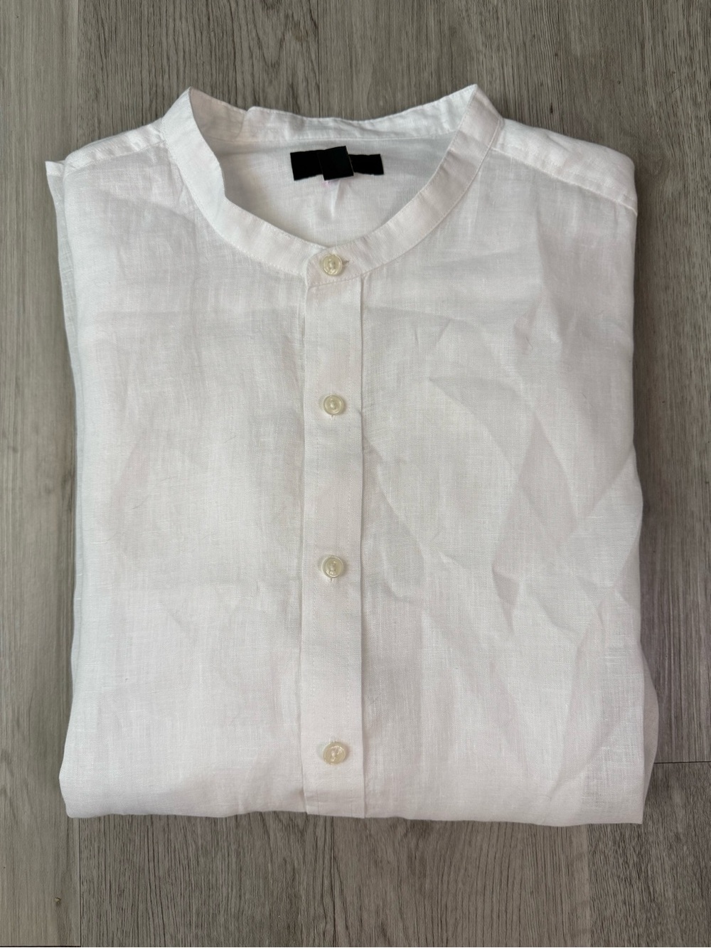 CLUB ROOM LUXURY BRAND WHITE MENS  LINEN BUTTON FRONT SHIRT XXL Long Sleeve